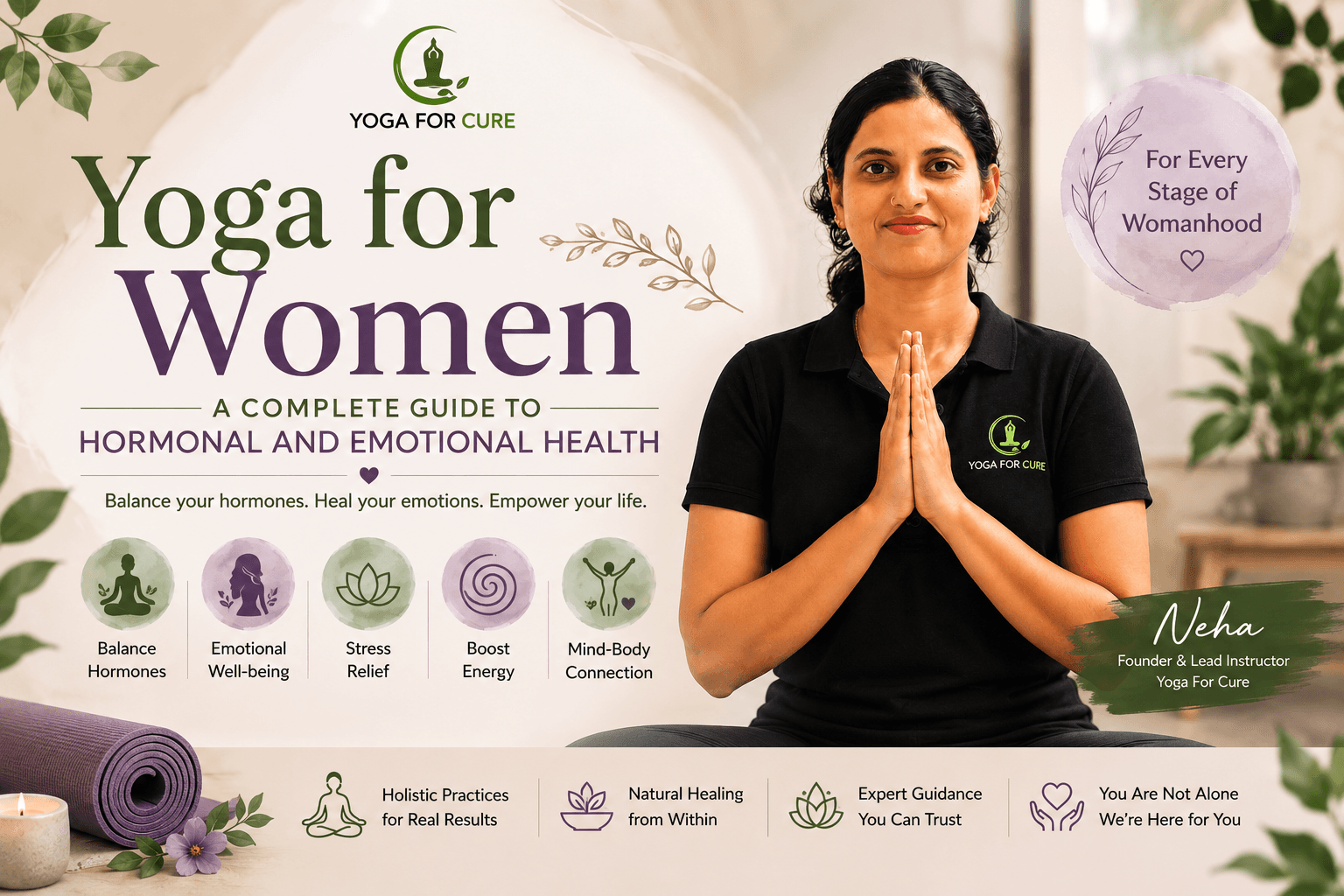 Yoga for Women A Complete Guide to Hormonal and Emotional Health