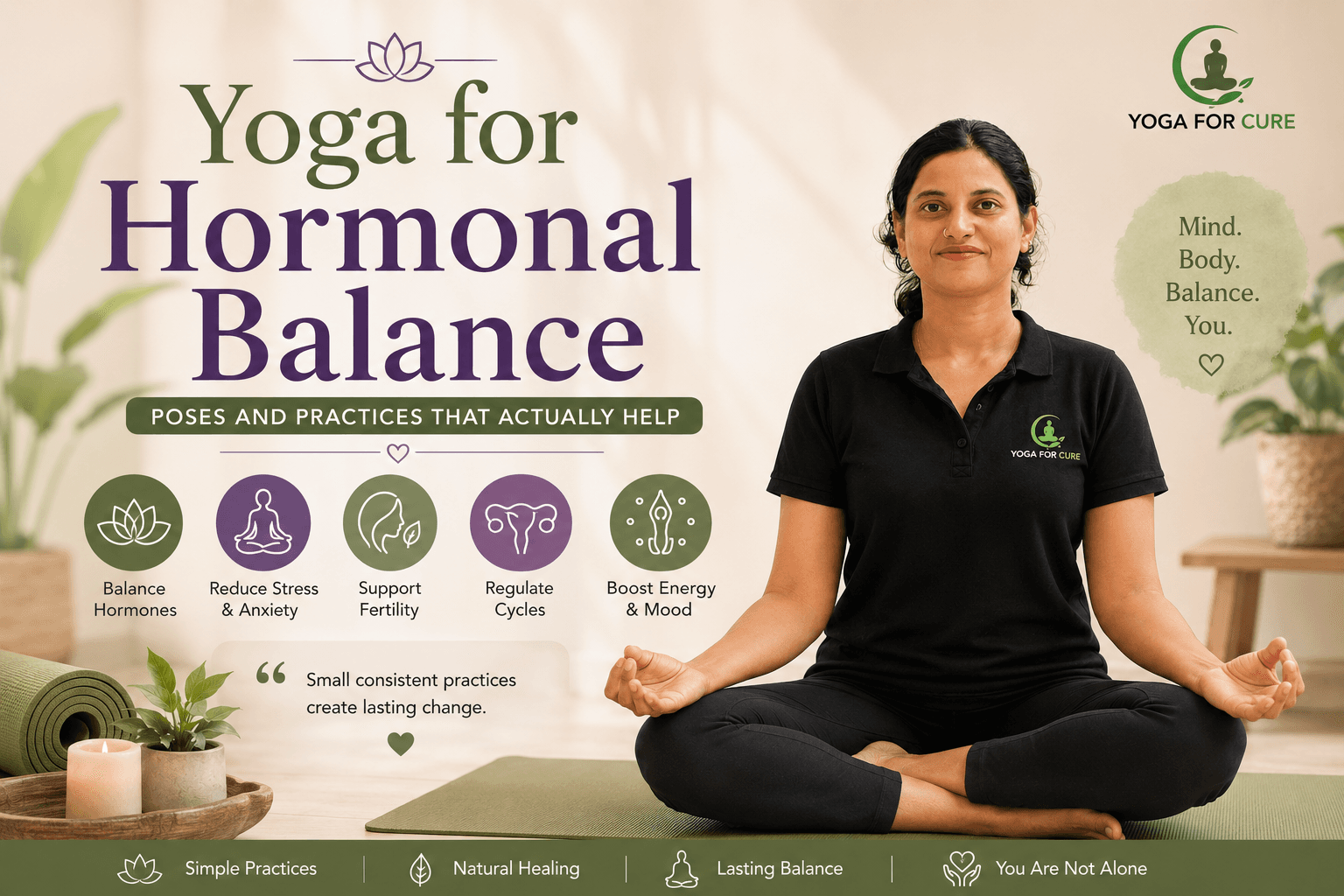 Yoga for Hormonal Balance Poses and Practices That Actually Help