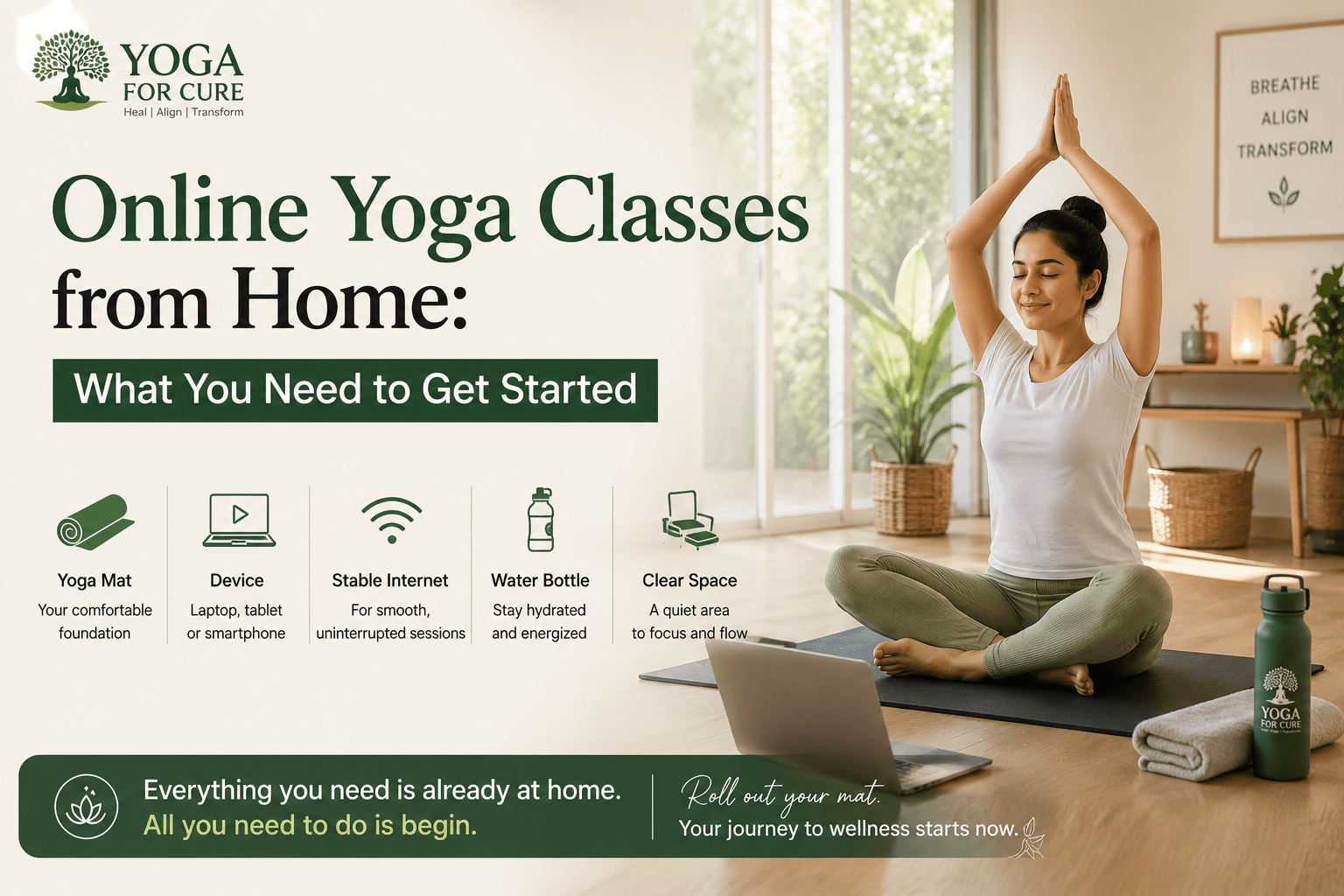 Online Yoga Classes from Home What You Need to Get Started