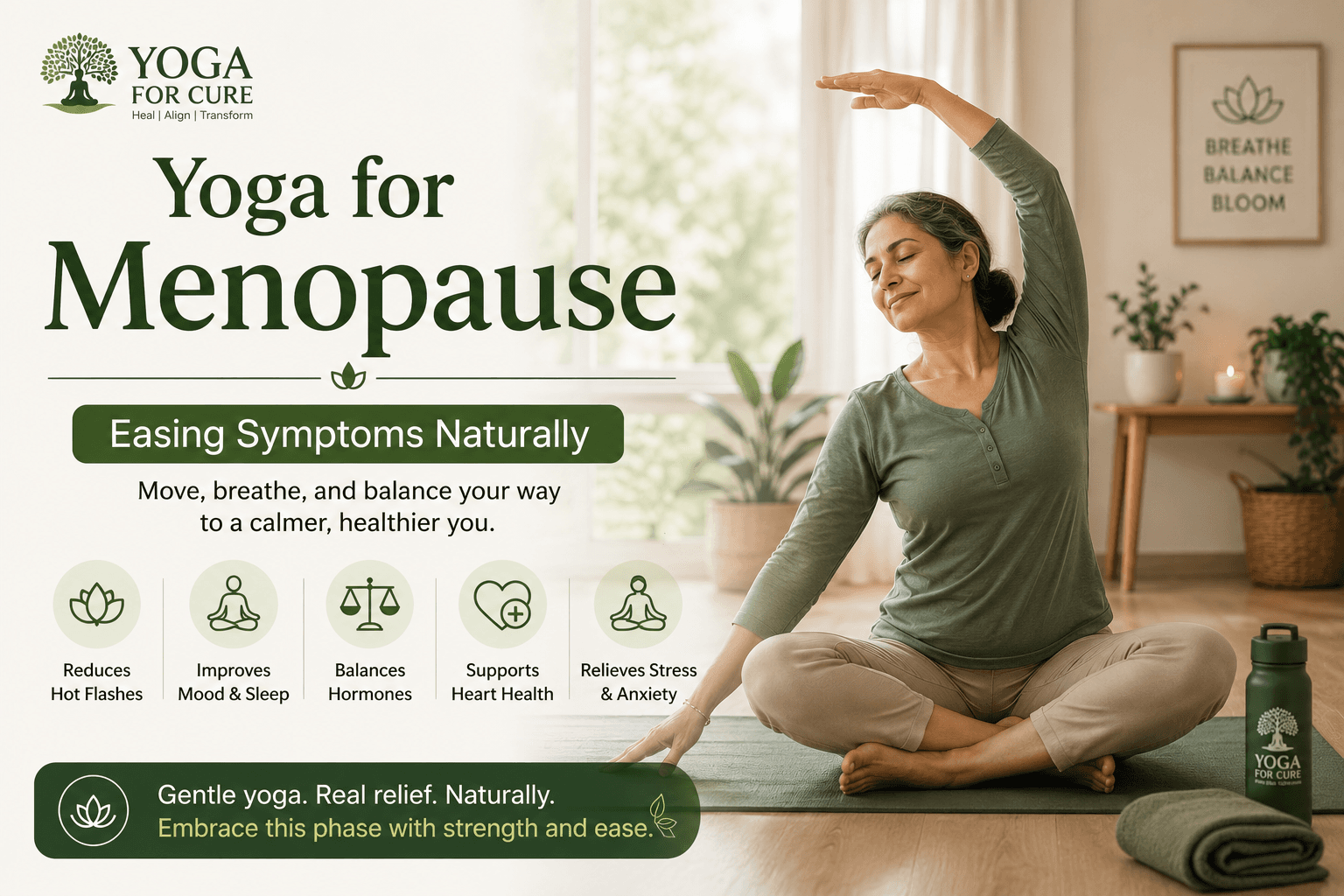 Yoga for Menopause Easing Symptoms Naturally