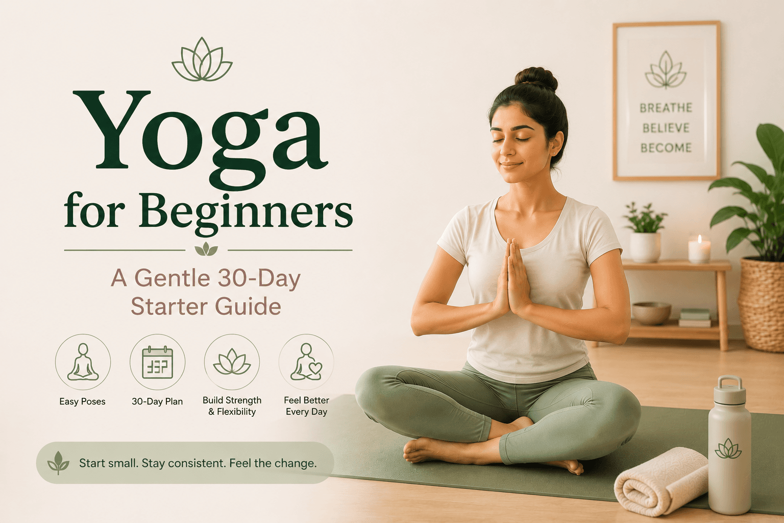 Yoga for Beginners A Gentle 30-Day Starter Guide